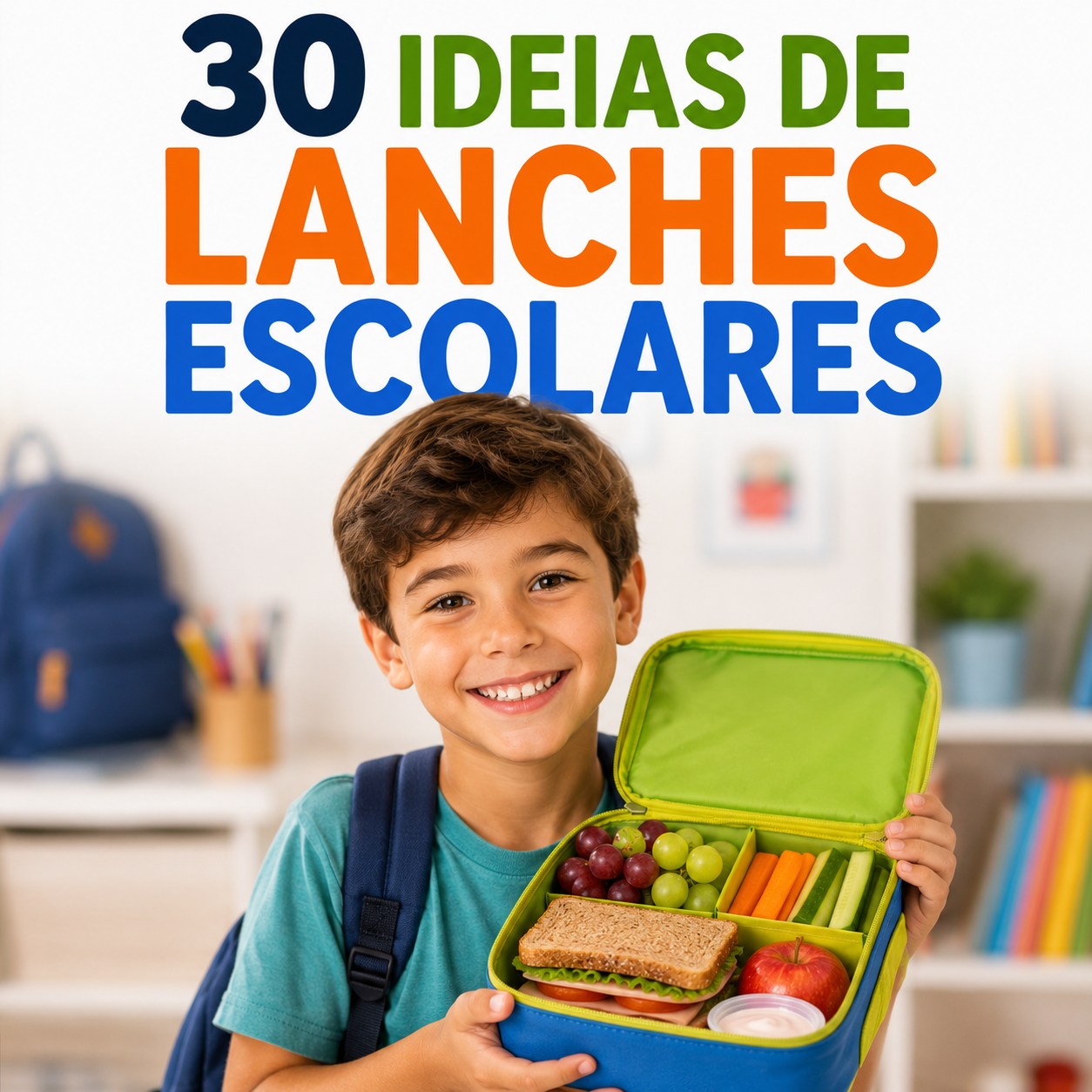 30 Ideias de Lanches Escolares